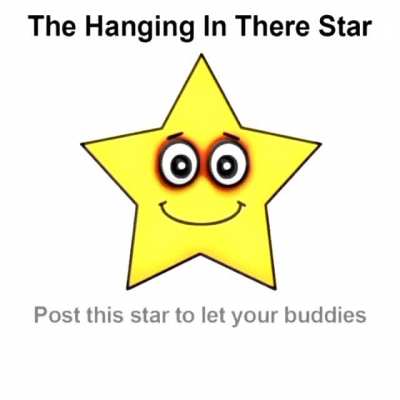 hanging in there.