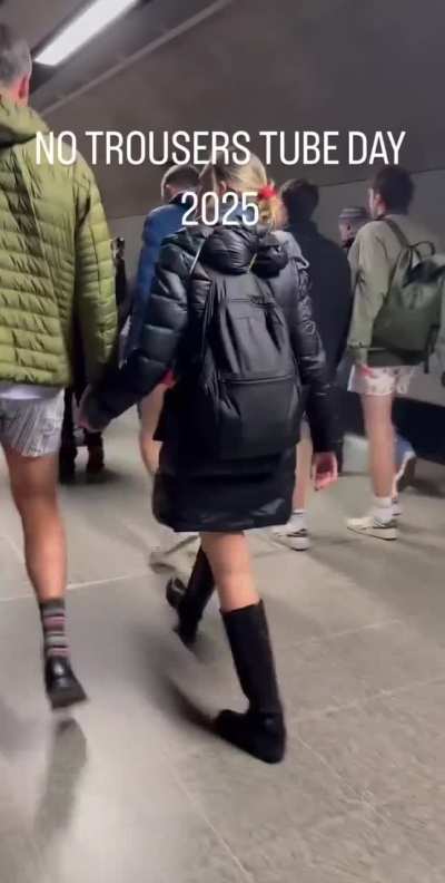 No Trousers Tube Day