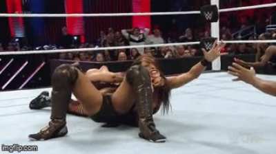 Brie Bella Tapped In Defeat