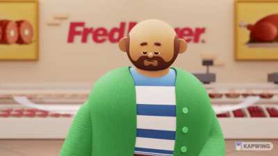 How the rest of the Kroger/Fred Meyer "Low" commercial would actually sound without the hip hop music