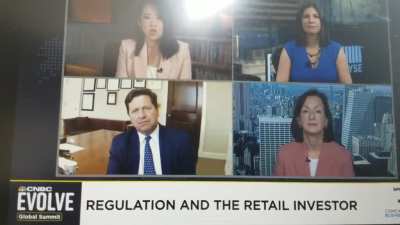 NYSE President admitted dark pool exchanges are "problematic" and price may not properly reflect demand but she said more too. Here is the video.