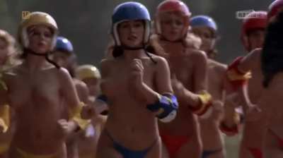 Group Run Jiggling Topless