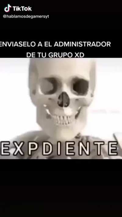 M&aacute;ndaselo al admin de tu grupo xd
