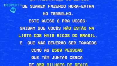 Fique ligado se vc foi contemplado: Reccal da Consciência de Classe