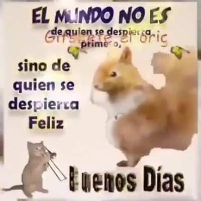Buenos d&iacute;as gente