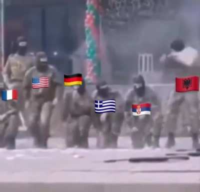 🇦🇱🇦🇱Average Albanian showing respect 🇦🇱🇦🇱