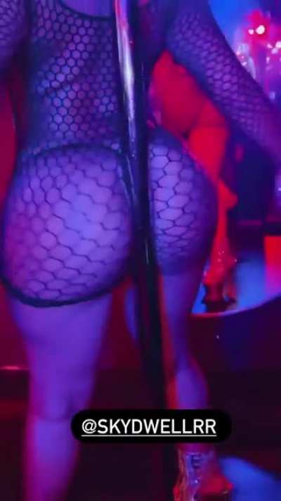 a pole and a butt
