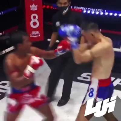 Best Elbow slash from Muay Thai Super Champ &amp;amp;​Muay Hardcore 🥊