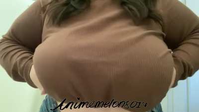 Watch me drop my H cup titties for you 🤤 [OC]