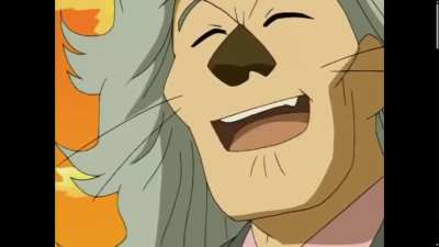 Shittyanimedetails - In Nerima Daikon Brothers (2006) Jun'Ichir&ocirc; Koizumi, prime minister of Japan at the time, is shown vaporizing people with a laser from his flying parlement. This is actually not a work of fiction and a depiction of real Japanese polit