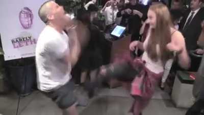Sophie Turner Ballbusting! Wish more actresses did this.