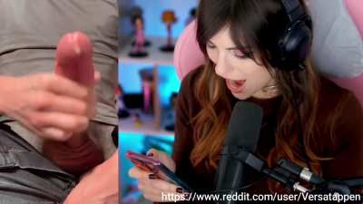 Cristinini big cock cum reaction