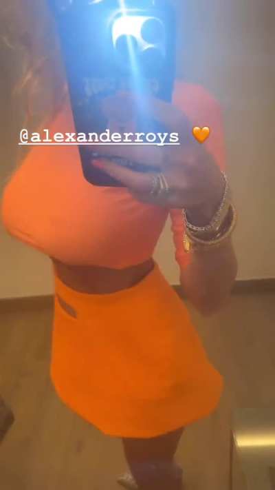 Bright outfit