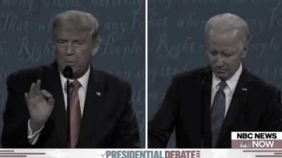 lil Trump rapping during the debate