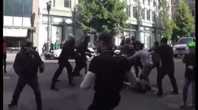To beat up a guy