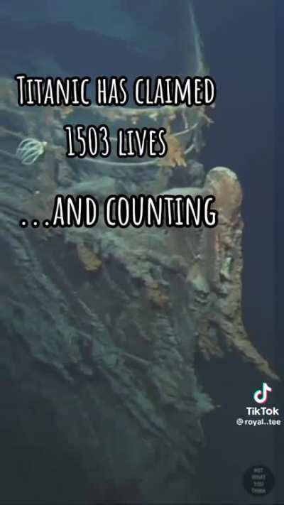 The Titanic strikes again!