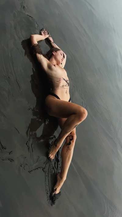 Kate Kuray on these knees