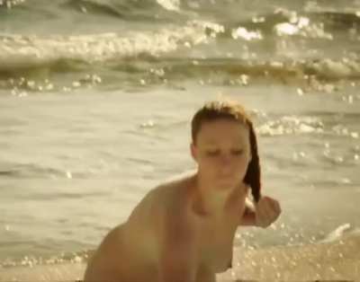 On the beach