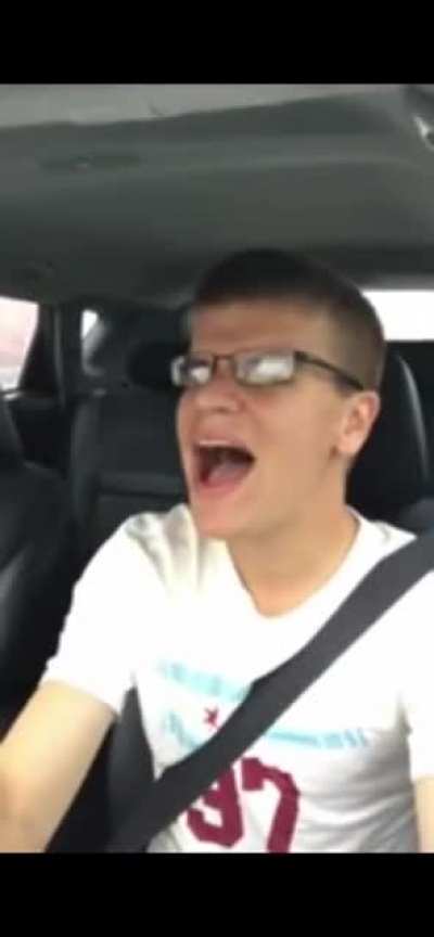 Hitting the high notes.