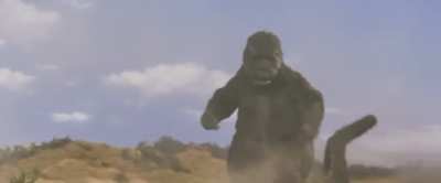 Godzilla&rsquo;s legendary dropkick&hellip;