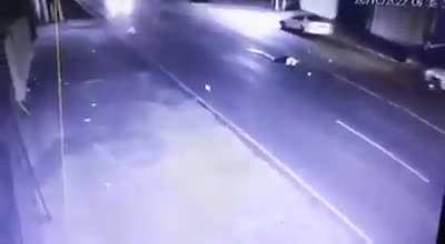 70 year old man crosses road, gets hit multiple times