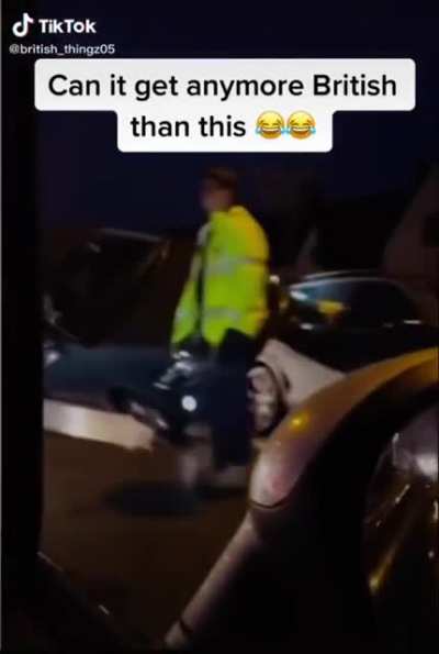 You can't park there sir