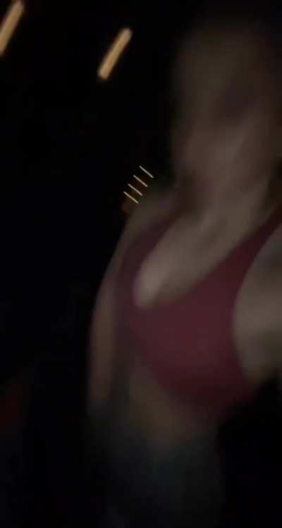 Gym movie room is probably the best invention [Gif]
