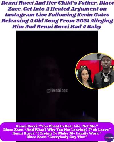 Renni Rucci baby daddy kicks her out for allegedly cheating with Kevin Gates 😳