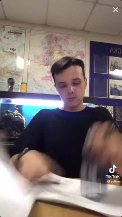 This guy signing and stamping papers&hellip;