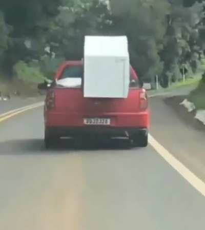 WCGW if I don't tie the fridge?