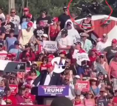 New video shows the moment of Trump getting shot with the southern sniper team appearing to have spotted the shooter a few seconds prior to the shooting, but didn&rsquo;t/couldn&rsquo;t take the shot.