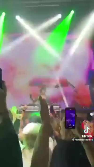 Rebecca Black of Friday infamy performs an encore