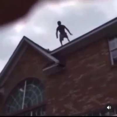 HMFT after I jump from the roof into the pool
