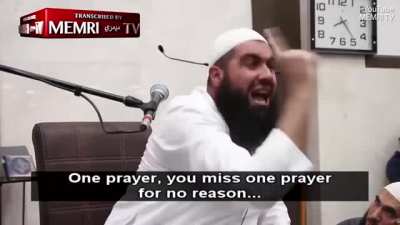 I&rsquo;m just going to leave it like that... can&rsquo;t wait to hear justification for why a murderer and rapist is better than missing a prayer in the eyes of Allah