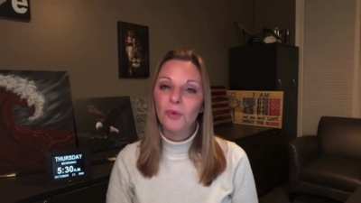This MAGA Karen is Julie Green. She claims to be a prophet and that God talks to her. On Oct 28 she claimed God told her "Herschel Walker will win, MAGA candidates will win every place elections were &ldquo;stolen&rdquo; in 2020, and Biden will be replaced. So sayeth