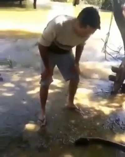 The way he falls