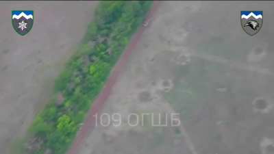 A Ukrainian FPV pilot destroys another Russian Strela-10 air defense system. Luhansk Oblast. Geolocation: 48.7121, 38.3359