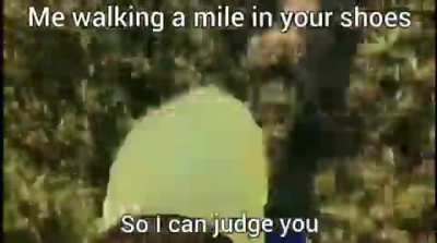 Walking to the the