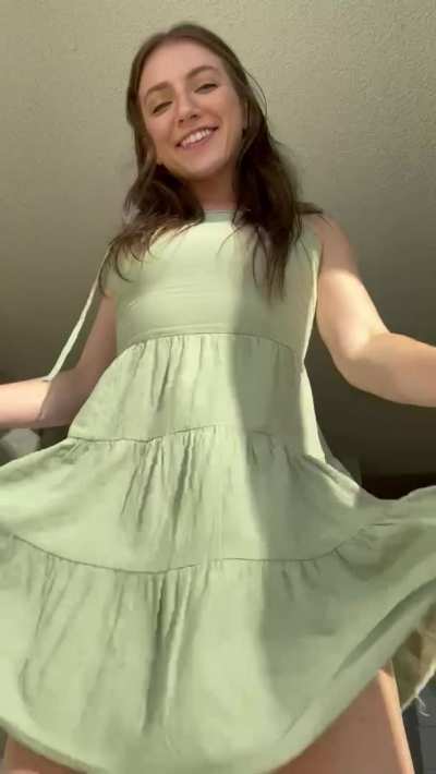My favorite part of wearing dresses ☺️