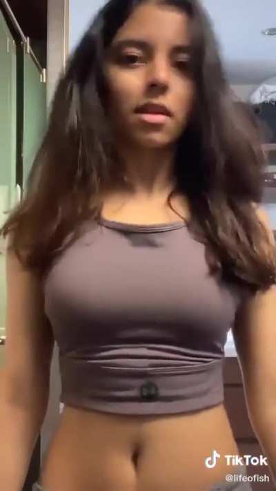 Isha jain brown crop top