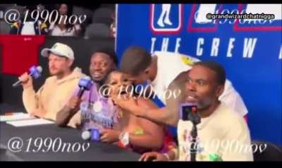 rapper ykosiris forcing a kiss on sukihana. She says theyve never met before.