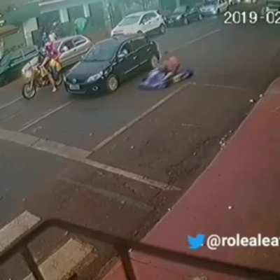 Homem &eacute; preso no Paran&aacute; ap&oacute;s 20 minutos de persegui&ccedil;&atilde;o por andar ilegalmente de Kart na rua