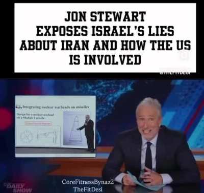 Jon Stewart exposes Israel&rsquo;s LIES about Iran and how the US is involved