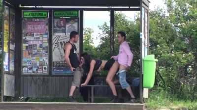 well, the bus was late...