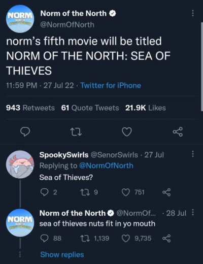 in memory of the norm of the north twitter guy