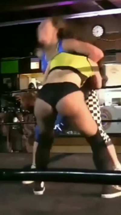 Skye Blue pickin her wedgie with extra booty content at end