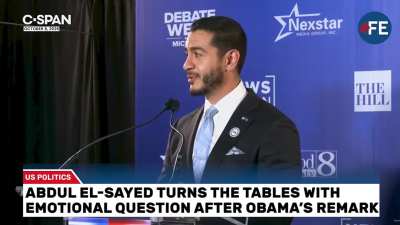 Politician turns the tables on a reporter.