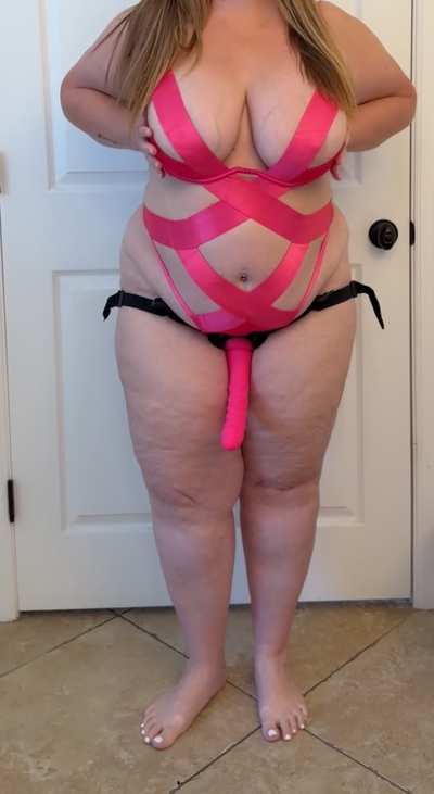 That magical moment when mommy&rsquo;s lingerie and strap on match perfectly&hellip;.
