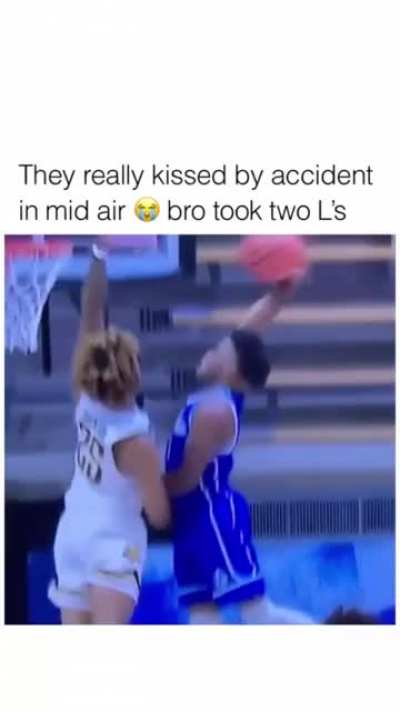 Mid-air kiss