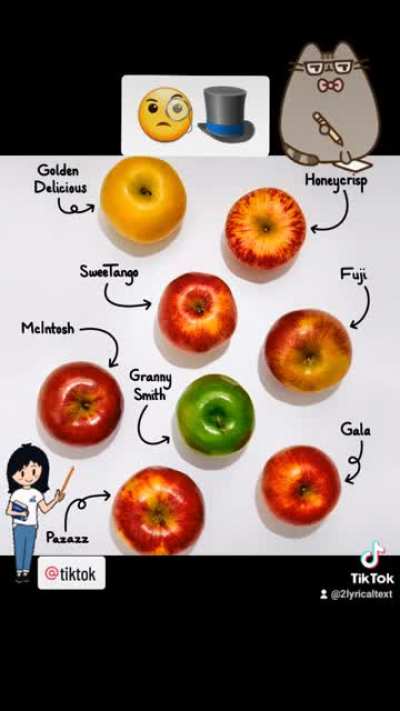 guy talks about apples